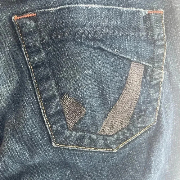 🎯 James Jeans Dry‎ Aged Denim Straight Low Rise Jimmy Istanbul Jeans Sz 26 0163 - Picture 7 of 12